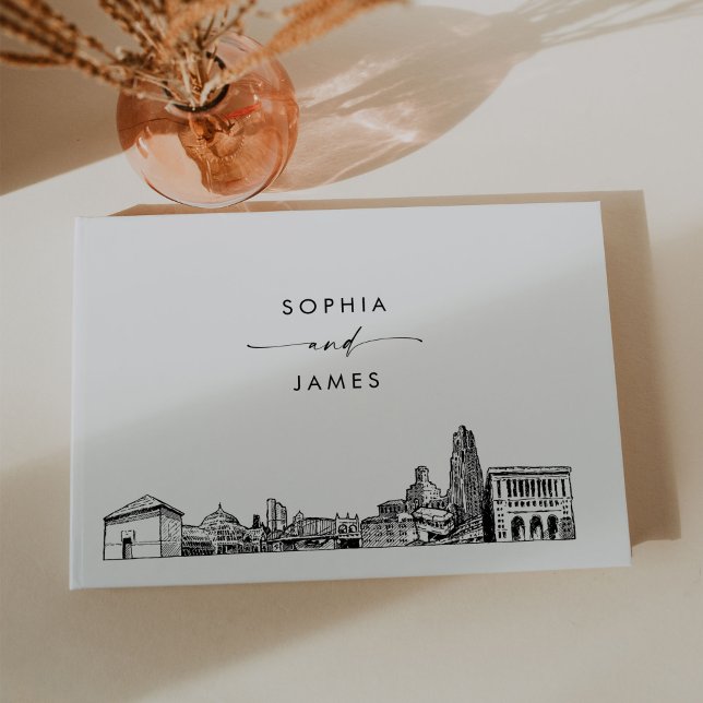 Pittsburgh Skyline Wedding Guest Book (Creator Uploaded)