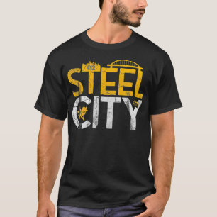 Pittsburgh Steel City 412 Skyline Pennsylvania Hom T-Shirt