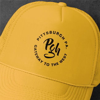 Pittsburgh Steel City Burgh Vintage Trucker Hat