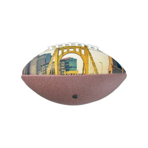 Pittsburgh Steel City Skyline Bridge Pennsylvania  Football