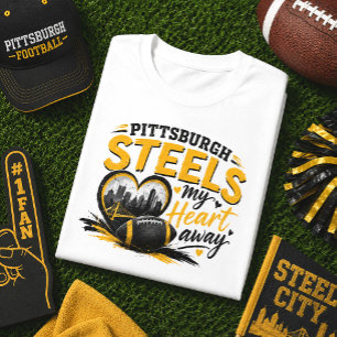 Pittsburgh Steels My Heart Away Football T-Shirt