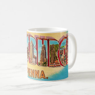 Pittsburgh Vintage Postcard Mug