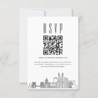 Pittsburgh Wedding QR code RSVP