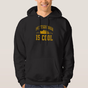 Pittsburgh Yinz  Yinzer Steel City Skyline 412 Hom Hoodie