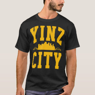 Pittsburgh Yinz Yinzer Steel City Skyline 412 Hom T-Shirt