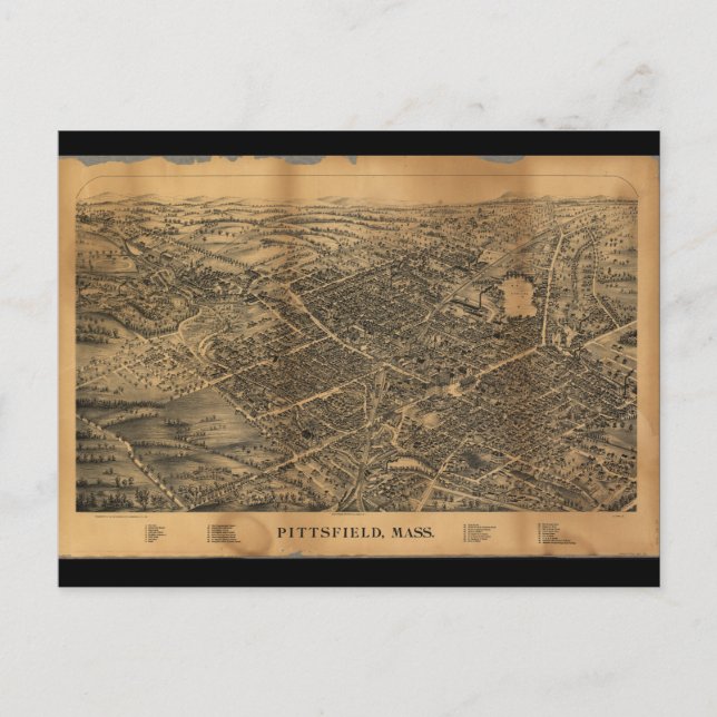 Pittsfield Massachusetts (1899) Postcard (Front)