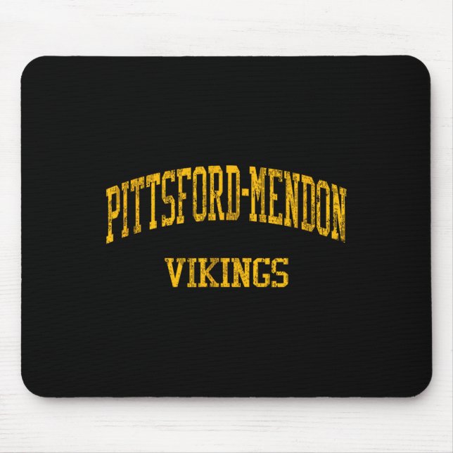 Pittsford-mendon high school hs pittsford ny mouse pad (Front)