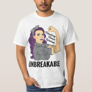 Pituitary Tumor Warrior Unbreakable Gland Awarenes T-Shirt