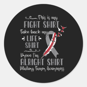 Pituitary Tumour Awareness My Fight  Classic Round Sticker