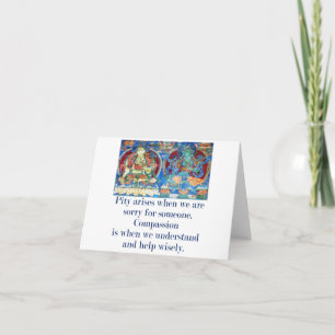 Pity Arises When We Are Sorry For Someone - Compas Card
