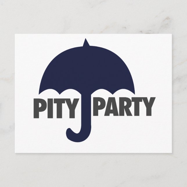 Pity Party Postcard (Front)