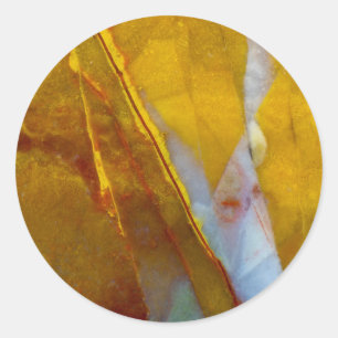 Piute Jasper Classic Round Sticker