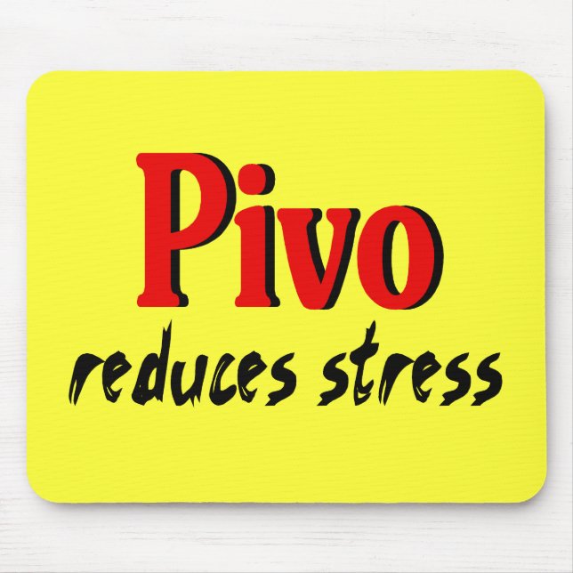 Pivo reduces stress mouse pad (Front)