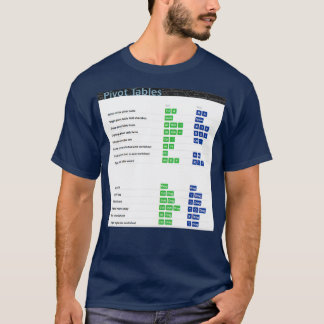 Pivot Tables Excel Keyboard Shortcuts Excel Shortc T-Shirt