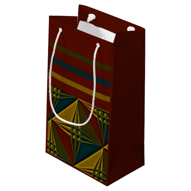 "Pivotal and Colorful" (small) Gift Bag (Back Angled)
