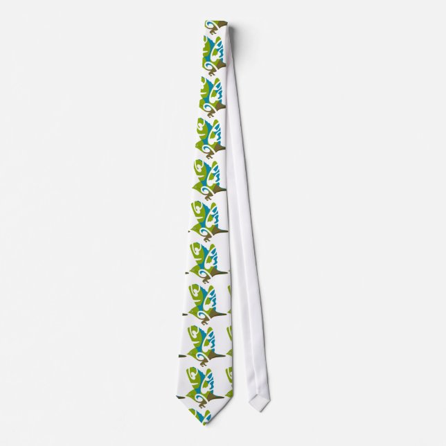 PIWAUWAU , New Zealand Bird, Rock Wren Tie (Front)