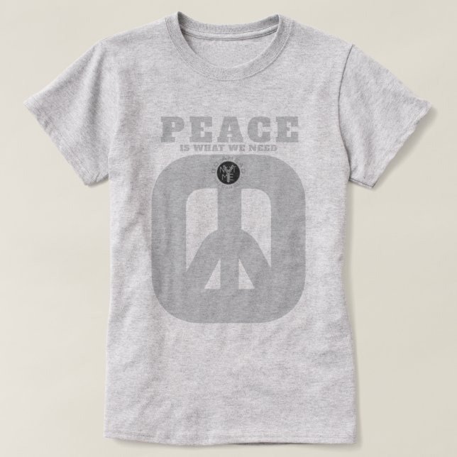 PIWWNEED PEACE (IWWN) T-Shirt (Design Front)