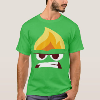 Pixar Inside Out Angry Face Halloween  T-Shirt