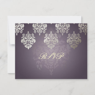 PixDezine Damask6 RSVP require 5x7 invitations