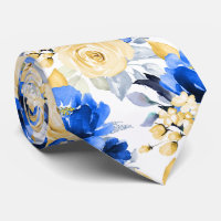 PixDezine H2 Flowers Cerulean Blue Gold Roses