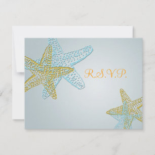 PixDezines 4.25"x5.5" rsvp, starfish for 5x7 RSVP Card