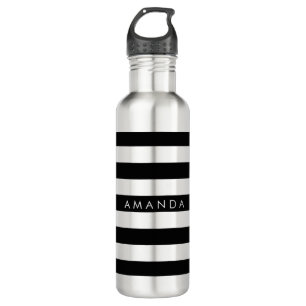 PixDezines adjustable stripes/diy background 710 Ml Water Bottle