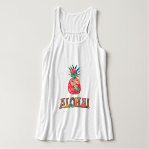 PixDezines Aloha Pineapple Singlet