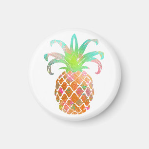 PixDezines Aloha Pineapples/DIY background Magnet