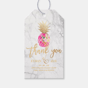 PixDezines Aloha Pineapples/Marble Gift Tags