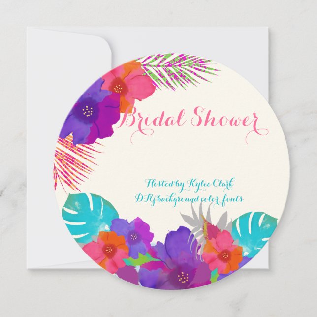 PixDezines bali kai/DIY background+fonts Invitation (Front)