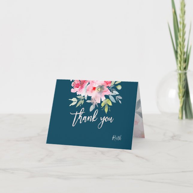 PixDezines Bat Mitzvah thank you/watercolor You Card (Front)