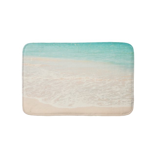 PixDezines beach Bath Mat (Front)
