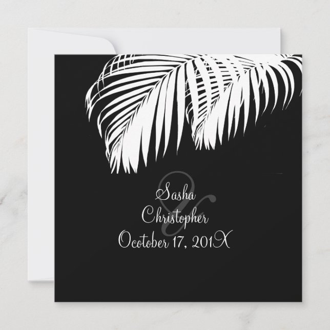 PixDezines Beach Wedding Invitations (Front)