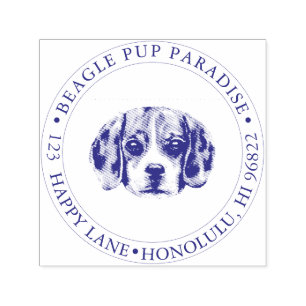 PixDezines Beagle Pup Self-inking Stamp