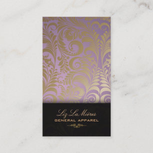 PixDezines Bellissimo Vintage Damask Business Card