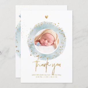 PixDezines Birth Announcement Baby ShowerThank You