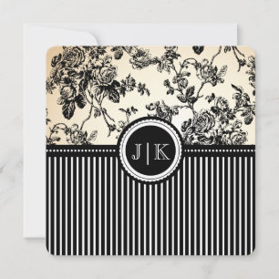 PixDezines black/toile/roses