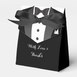 PixDezines black tuxedo for gay weddings favours Favour Box