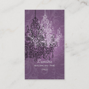 PixDezines Black+White Chandelier/DIY background Business Card