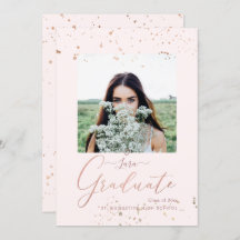 PixDezines Blush Pink Calligraphy Graduation