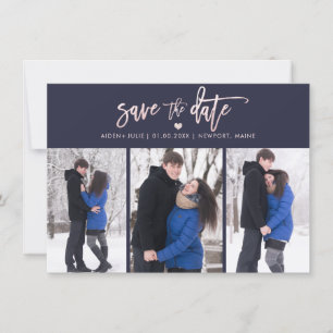 PixDezines Blush Pink Modern Brush Script Save The Date