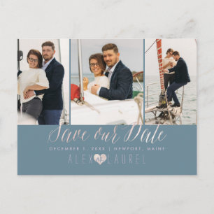 PixDezines Blush Pink Save the Date DIY bckgrnd Postcard