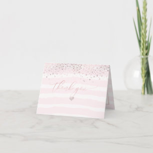 PixDezines Blush THANK YOU from Baby Girl Card