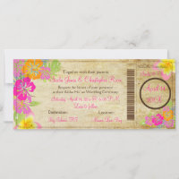 PixDezines Boarding Pass Hibiscus Leis