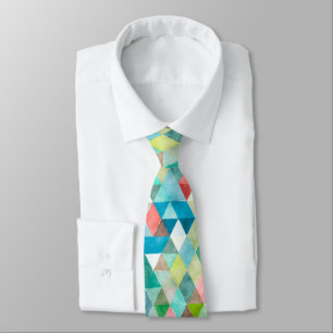 PixDezines Boho Geometric/adjustable triangles Tie