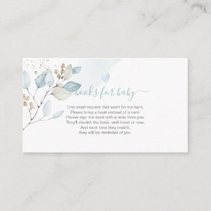 PixDezines Book Request, Blush Gum Eucalyptus Encl Enclosure Card