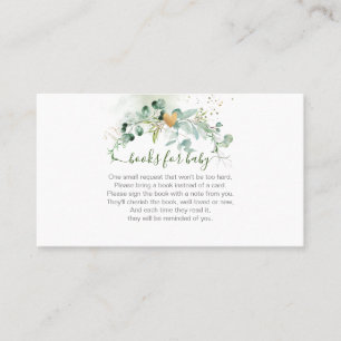 PixDezines Book Request, Watercolor Eucalyptus Place Card