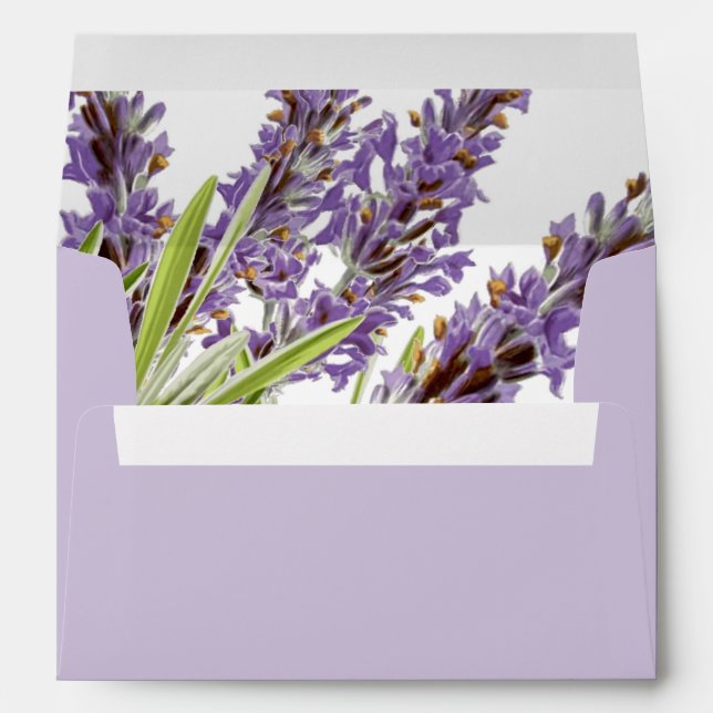 PixDezines Botanical/Provence Lavender/DIY colour Envelope (Back (Bottom))