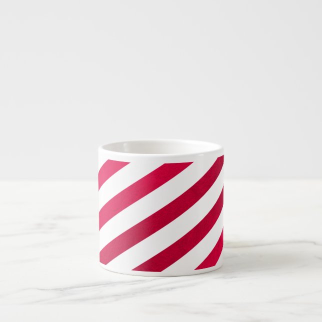 PixDezines Candy Cane, adjustable pattern Espresso Cup (Front)