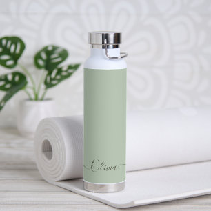 PixDezines Celadon Green DIY Colour Water Bottle